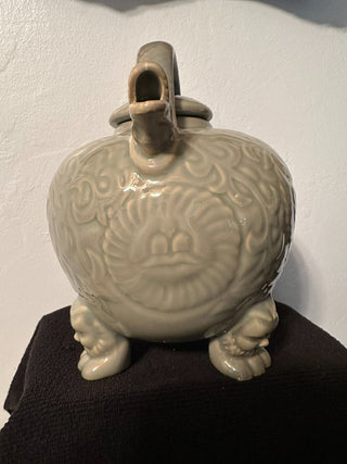 Teapot Green Dragon Porcelain MTS