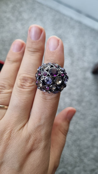 Y2K Purple Cocktail ring|68255
