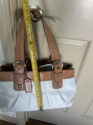 Vintage White COACH Purse -RSV|95422