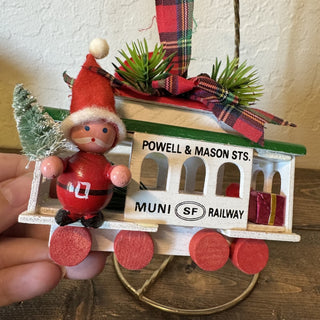 Vintage San Francisco Cable Car Ornament MTS|125177