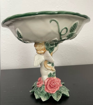 Fitz & Floyd Omnibus Compote Cherubs Rare 5 1/2 X 6 1/2 #63 VV MTS|99105