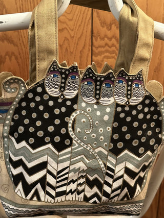 Laurel Burch Triple cat purse. #SM RCD|49612