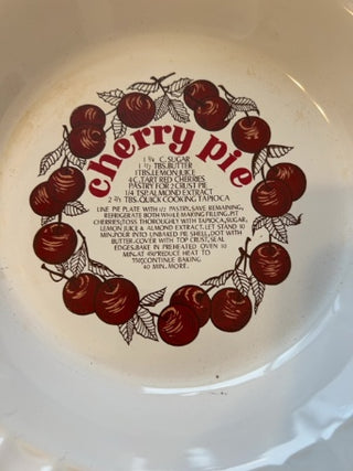 Country Harvest Series 11" Cherry Pie Baking Plate