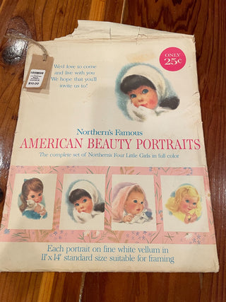 VTG American Beauty Portraits  (2) ~MTS|111357