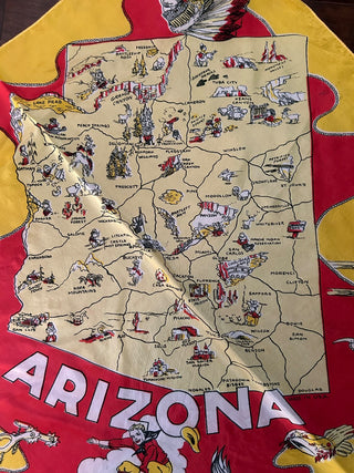 Vintage Arizona Souvenir Scarf    MTS|165828