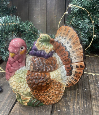 Vintage Ceramic Turkey Gravy Boat Thanksgiving Table Decor #63 VV MTS|126072