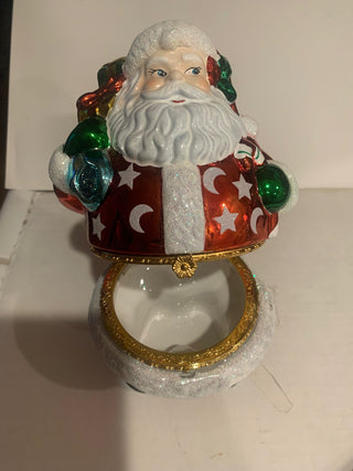 Christopher Radko Santa trinket box MTS|131060