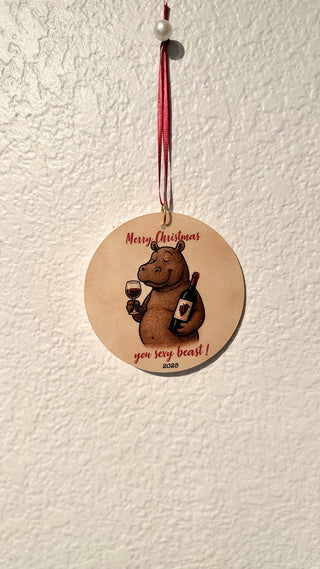 Hippo Christmas Tree Ornament NY RCD|130567
