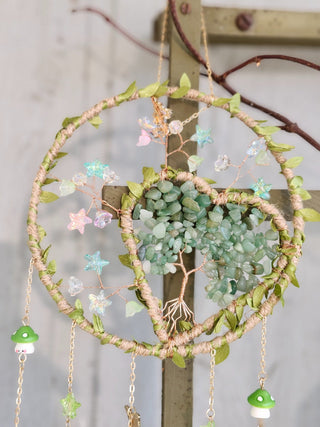 Crystalline mushroom heart wall decor rc d