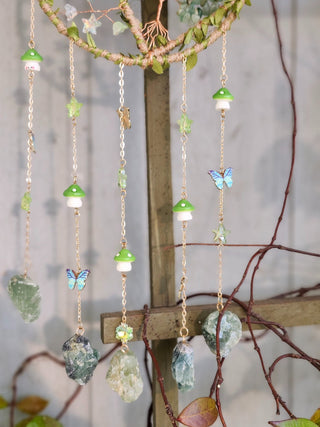 Crystalline mushroom heart wall decor rc d