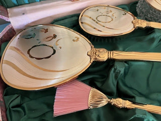 30s/40s gold tone, vanity set,8pcs|92052