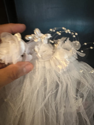 Small White religious veil  #62 VV MTS|75530