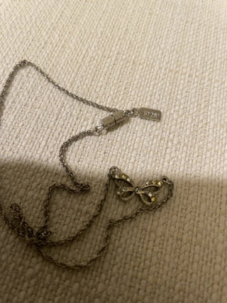 Vintage inspired crystal butterfly necklace 1928