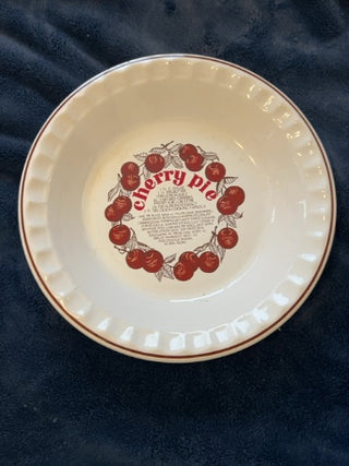 Country Harvest Series 11" Cherry Pie Baking Plate
