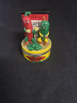 Dallas chili peppers trinket box RCD|72667