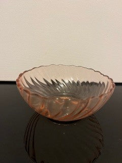 #2841 Pink Swirl Bowl RSV