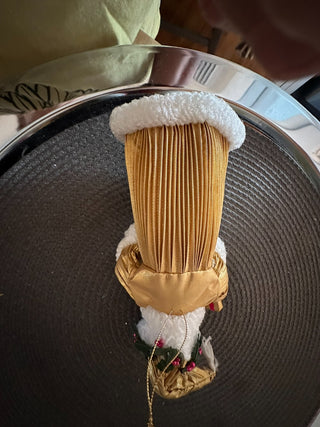 Ornament Gold Santa MTS|89912