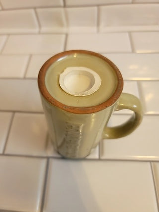 JMD- Ceramic Gray/Blue Cheese Shaker
