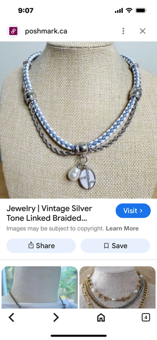 Set of 3: earrings; bracelet; choker