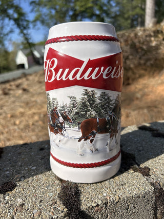 12F 2016 Budweiser Holiday Stein Christmas Beer Mug MTS|65141