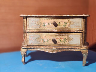 miniature florentine jewelry box r c d