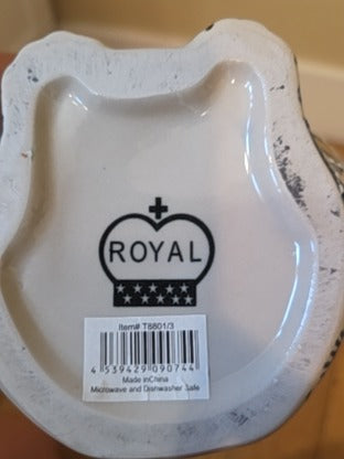 RF Royal Hand Painted Owl Teapot
