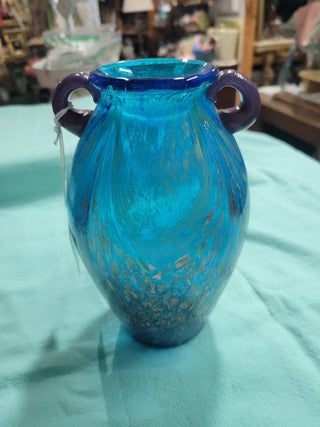 Dale Tiffany 7-1/2" Amphora Art Glass Vase RCD
