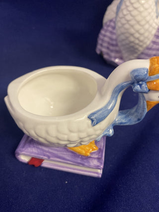 Mother Goose teapot and 3 cup set RCD|75453