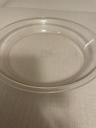 Pyrex clear pie plate 9 1/2 inches RSV