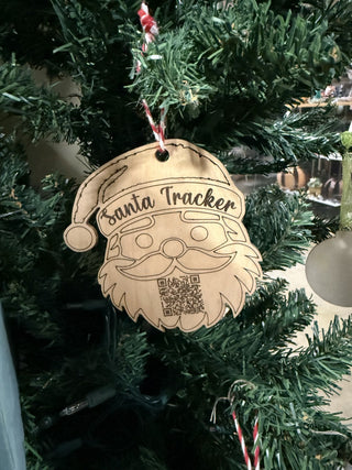 Ornament Laser Engraved Santa Tracker RCD