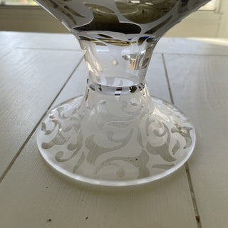 Michael Weems' signed footed pedestal centerpiece bowl RSV