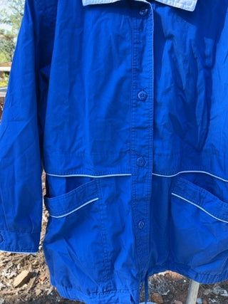 JP Vintage Mariel II 1990s royal blue utility windbreaker Size 16W
