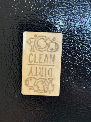 Dishwasher Magnet Rectangle Clean/Dirty RCD