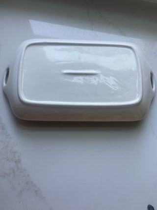 Ceramic Pumpkin Design Serving Tray-RSV