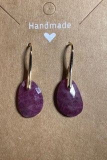 16 ct Natural Ruby Fancy Stone Earrings RCD|55184