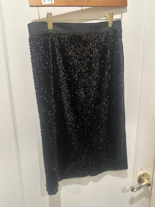 Simply Vera /Vera Wang Sequin Velvet Skirt Size Small  #63 VV MTS|135754