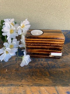 Handcrafted Reclaimed Wood Tea Light Holder RCD