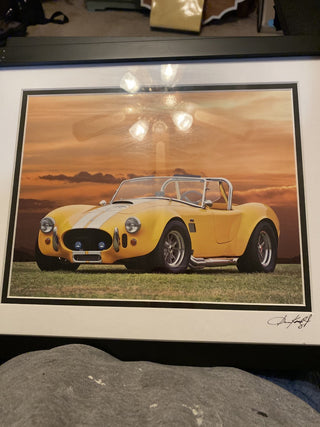 Shelby Cobra Signed picture Dave Koontz rcd