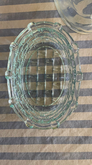 BP Glass Bunny Rabbit On Basket RCD|85631