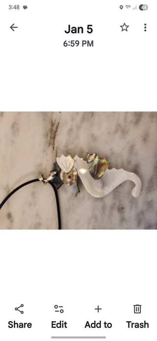 sea horse necklace rcd