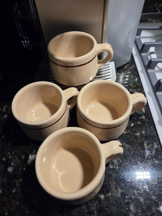 Tepco Stackable Diner Coffee Mugs, set of 4, RCD|113504