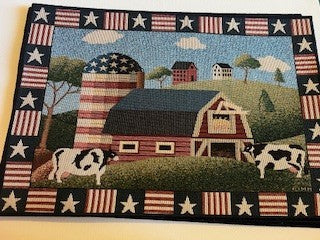 #2264 USA Farmland Placemats 6-Set  RSV