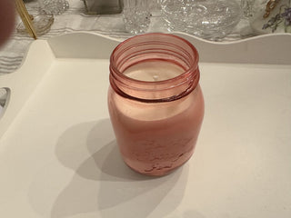 Pink Mason Jar Soy Candle MTS