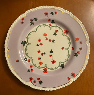 Nature Table Ladybugs Plate by Lou Rota