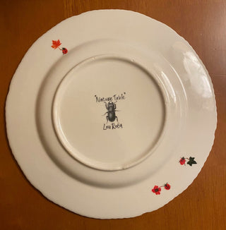 Nature Table Ladybugs Plate by Lou Rota