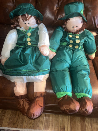 Mr. Mrs. Leprechaun SET OF 2 MTS  - NIS