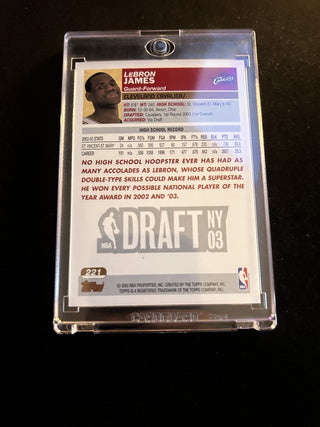 LeBron James Rookie Card RSV