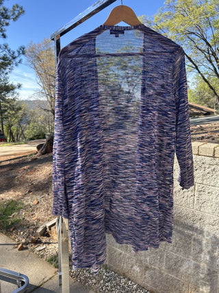 #91 Premise brand multi-color knit cardigan sweater 3X