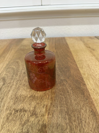 Vintage Cranberry Glass Decanter MTS