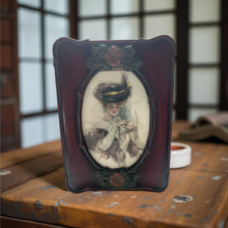 Vintage Holiday Red Photo Frame -RSV|129563